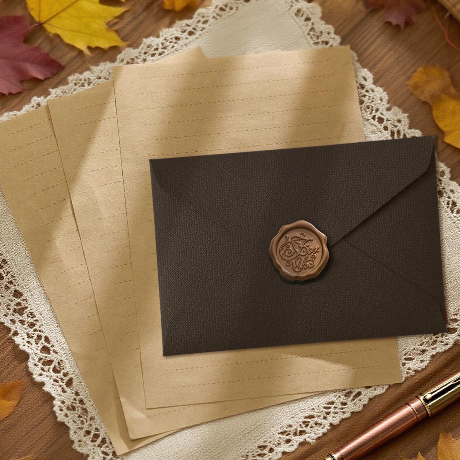 22 Stuks Vintage Schrijfpapier - Wax Seal Letter Kit recensie en prijs