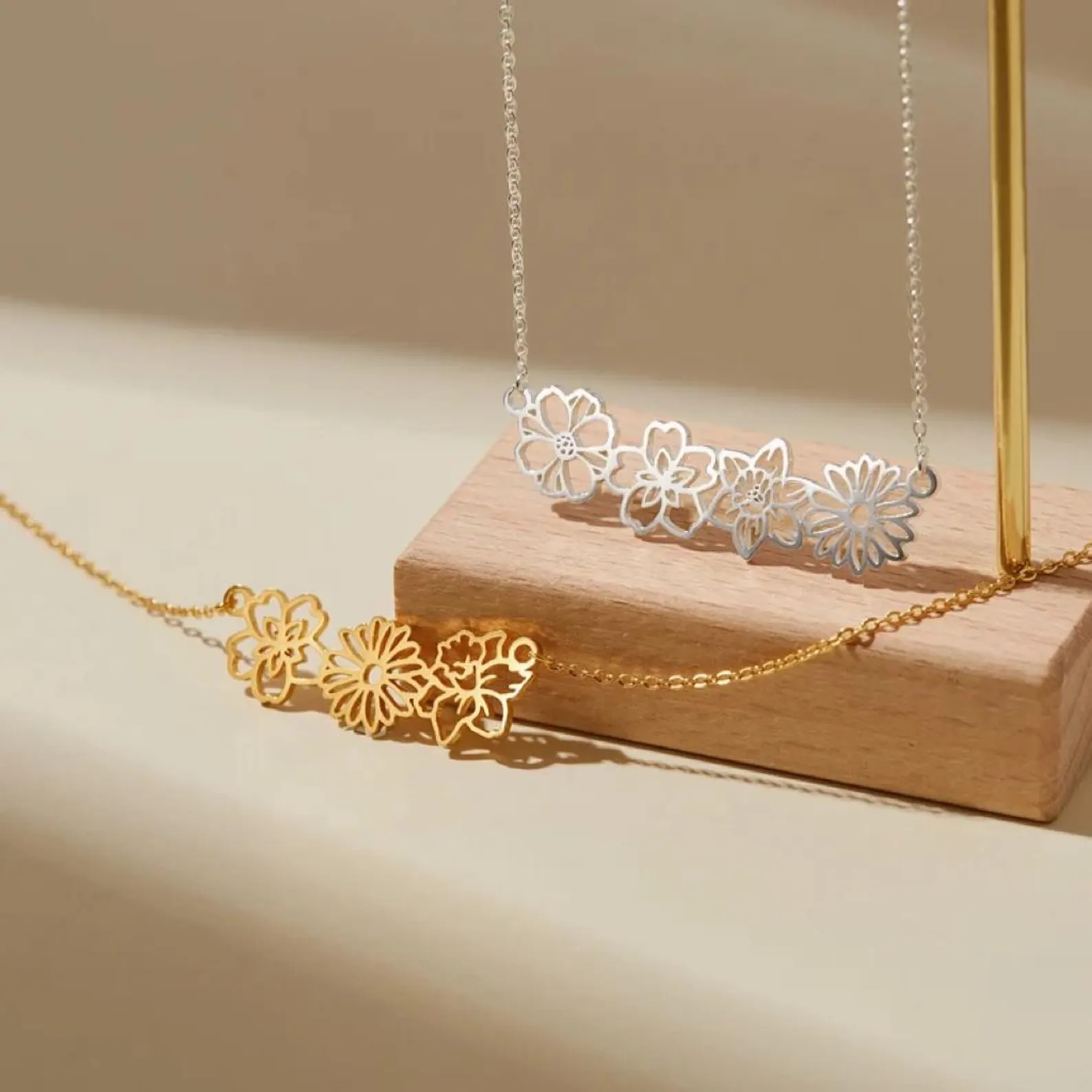 Amaxer aangepaste meerdere geb - Birth Flower Necklace recensie en prijs