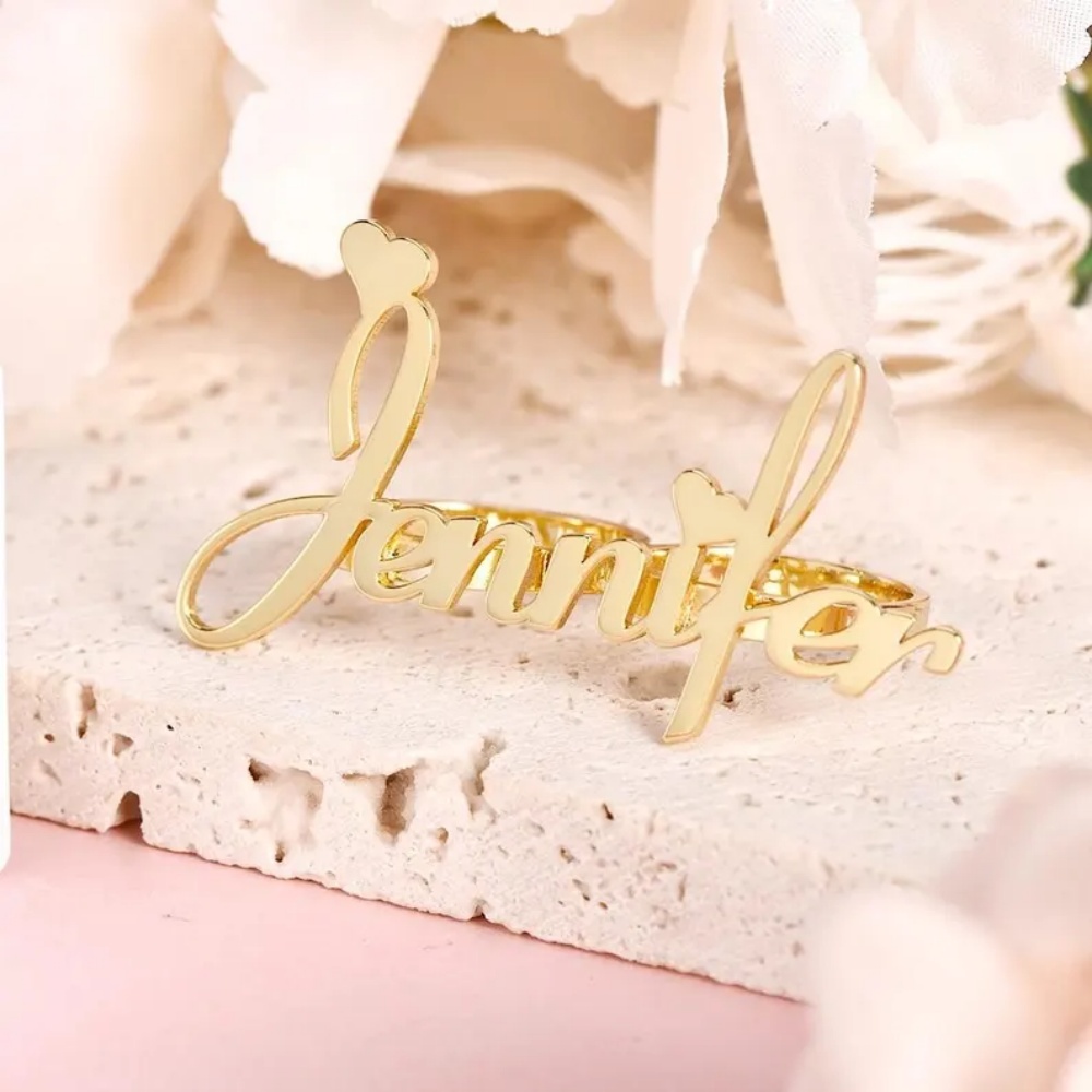 LeeChee Gepersonaliseerde Ring - Initial Ring Custom recensie en prijs